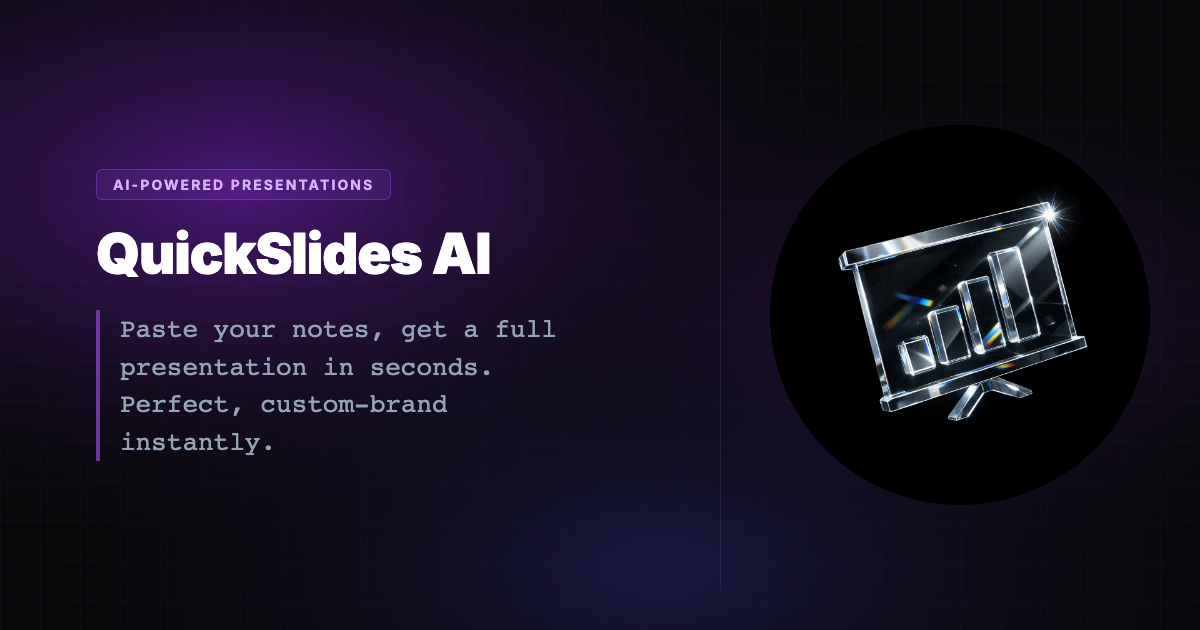 The Best PowerPoint Alternative for AI-Powered Presentations | QuickSlides